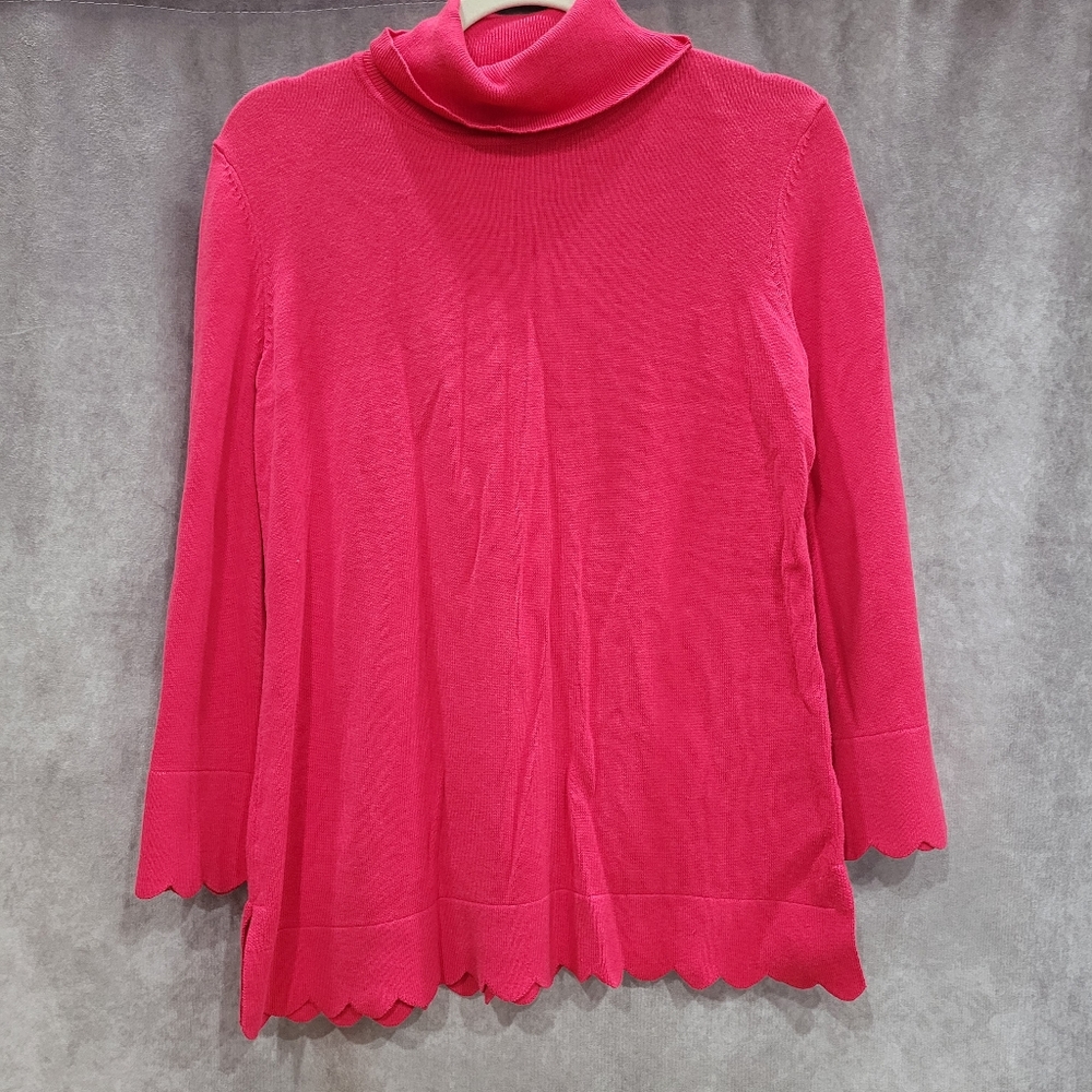 IssacMizrahiLive! Women long sleeve cowl-neck sweater Size M